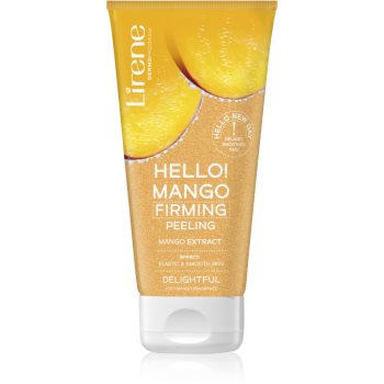 Lirene Hello! Mango gel de dus exfoliant pentru fermitate cu efect de nutritiv - imagine 2